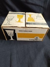 ⚠️ BC VINTAGE 12 GLASSES REGENCY LUMINARC 3CL WALKING ⚠️