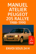 Manuel Atelier Peugeot 205