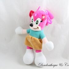 Amy Rose Pink Girl Sonic Video Games Plush Keychain 23cm (CEMO)