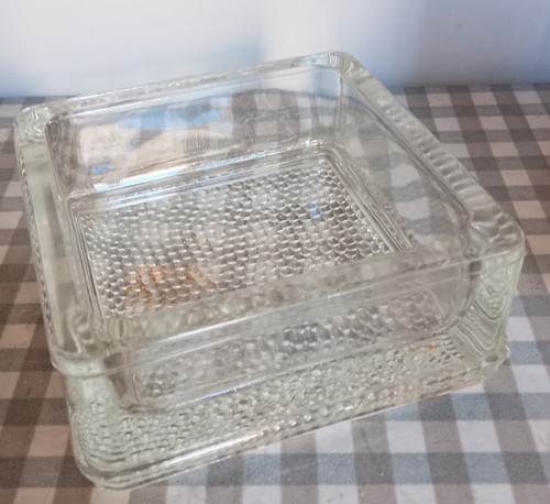 Vintage cendrier pavé - pavé, verre