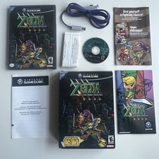 Legend of Zelda Four Swords Adventures GameCube Complete CIB Manual Cable Box