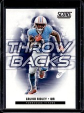2025 Panini Score Calvin Ridley Throwbacks #12 Titans