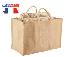 Panier Sac à Bûches en Toile
