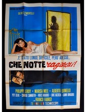 Affiche CHE NOTTE RAGAZZI Philippe Leroy Marisa Mell Capitani Lionello A353