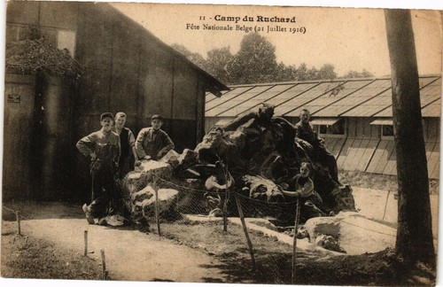 Cpa camp ruchard féte - -,
