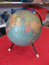 ++"506.15" Vintage 50s/60s Cardboard Earth Globe "Tarid Map"
