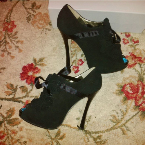 Dsquared2 black suede - dsquared2, toe