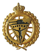 Insigne  BELGE : CARABINIERS - métal jaune