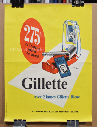 Gilette avec deux lames - gilette,