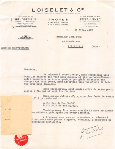 1950 manufacture - 1950,