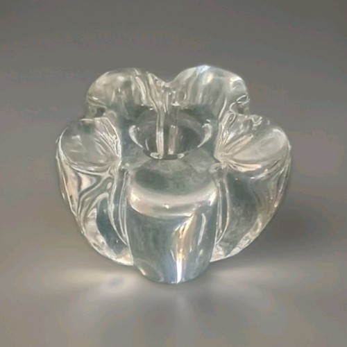 Bougeoir cristal signé daum - bougeoir,