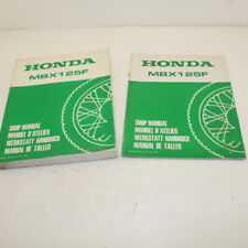 MANUEL REVUE TECHNIQUE D ATELIER HONDA MBX 125 F 1985 - 1986 MBX125F SHOP MANUAL