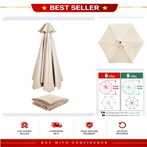 Parasol jardin 0m - de, 3.0m