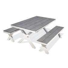 Table de Jardin & 2 Bancs