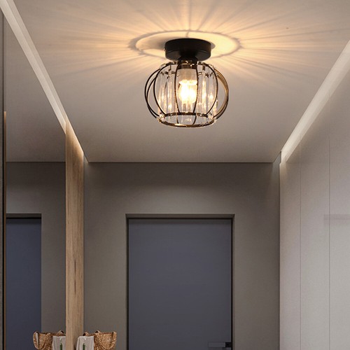 Crystal chandelier flush - crystal, mount
