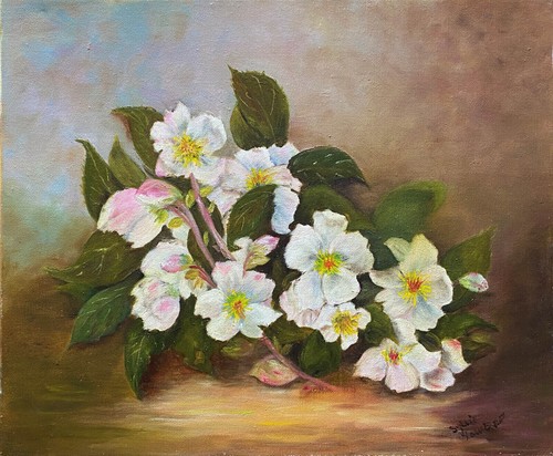 Tableau hst roses - tableau, "roses