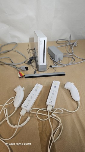 Nintendo wii white - white, console