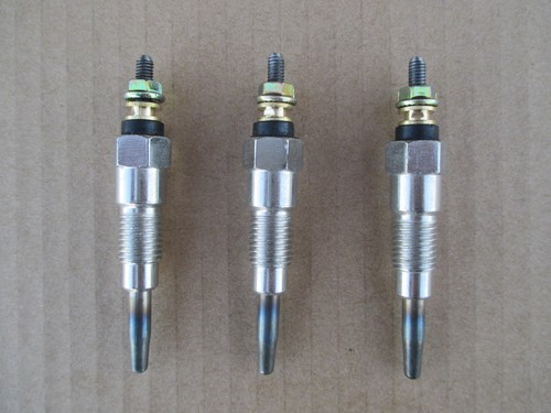 3pcs glow plug fits kubota - plug,