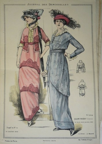 Belle gravure mode couleur - belle,