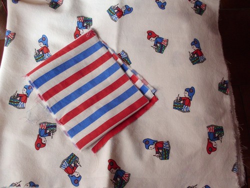 Coupons tissu ancien - ,