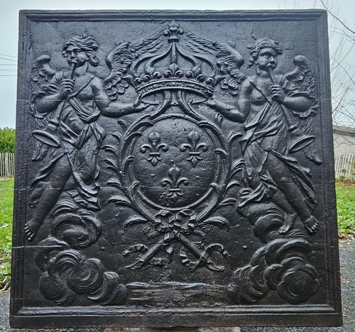 Cm plaque cheminée - x,