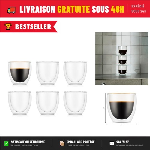 Bodum pavina verres espresso - bodum,