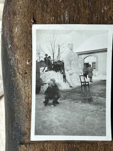 Bonhomme neige 1930 petite - bonhomme, de