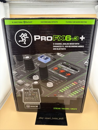 New mackie profx6v3 channel - profx6v3+, 6-channel