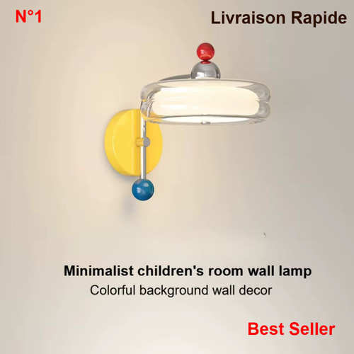 Lampe murale colorée led - lampe,