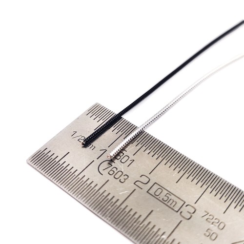 Gaine annelée miniature 1mm - annelée,