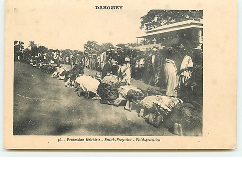 Dahomey procession - -,