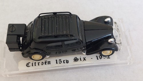 Citroën 15cv six 1952 - six, noire