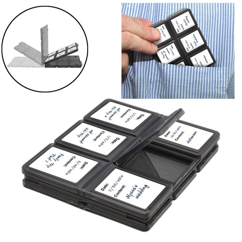 Slots foldable memory case - 12-slots,