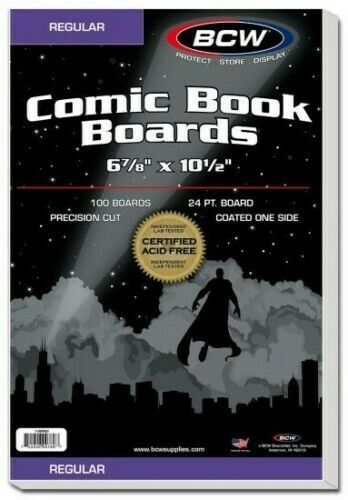 1000 bcw regular comic backing - comic,