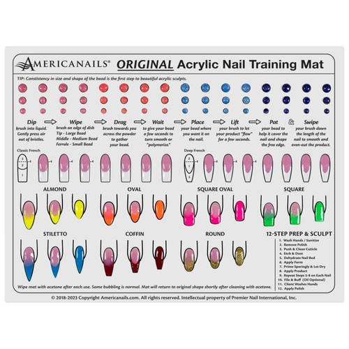 Americanails acrylic nail - acrylic,