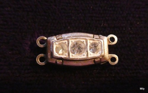 Ancien fermoir argent - fermoir,