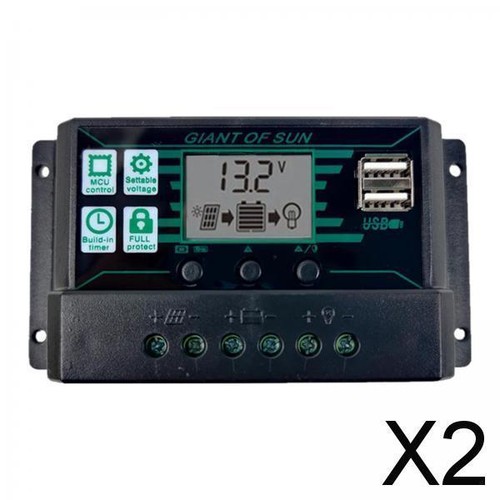 60a mppt pwm panneau - 2x,