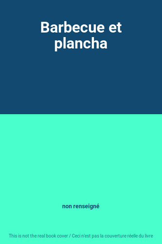 Barbecue plancha non - et,