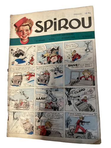 Ancienne revue spirou vintage - revue,