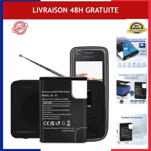 Batterie 1580mah pour - batterie,