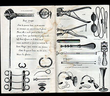PARIS (VII°) CATALOGUE FACTORY OF VETERINARY SURGERY INSTRUMENTS "O.G.A" 1933