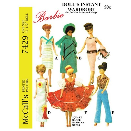 7429 patron mattel - 7429, mccall's
