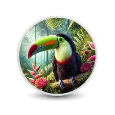  Jewel of the Rainforest: The Vibrating Toucan Coin