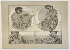 ESTAMPE ANCIENNE FIGURES