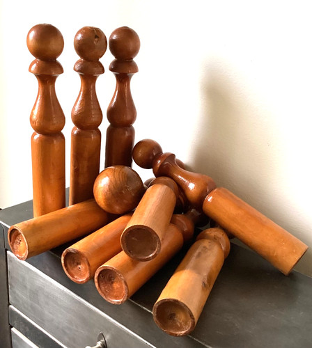 Ancien grand jeu quilles - jeu, quilles/