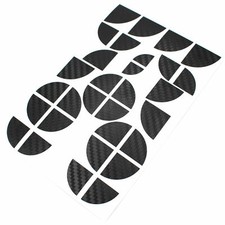 Emblème carbone coins pour