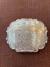 Ancien poudrier de sac en