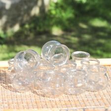 Lot of 13 Antique Glass Medical Cups
