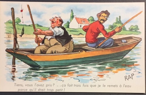 Carte postale humoristique - postale,