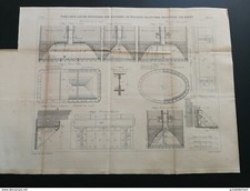 ANNALES BRIDGES & SHOES (76) Left Bank Viaduct Plan with Working Rooms